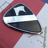 1st Cavalry Division Metal Auto Decal Chrome