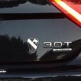 1st Cavalry Division Metal Auto Decal on Black Car