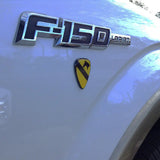 1st Cavalry Division Metal Auto Decal Color Badge