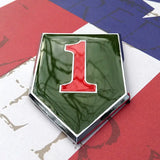 1st Infantry Division Metal Decal Full Color