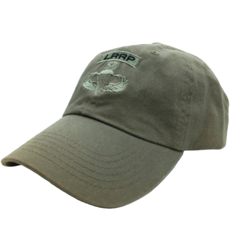 LRRP Airborne Cap in OD Facing Slightly Left