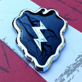 Black and Chrome 25th Infantry Division Metal Decal