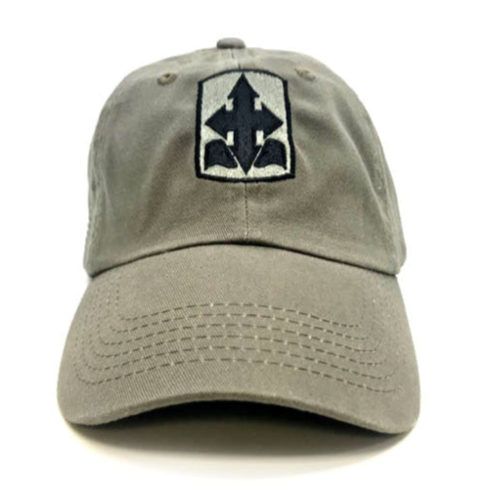 29th Brigade Combat Team Cap in OD Facing forward Front View