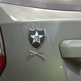 2nd Infantry Division Metal Auto Decal 