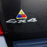 Full Color 3rd Armored Division Spearhead Metal Decal on Truck