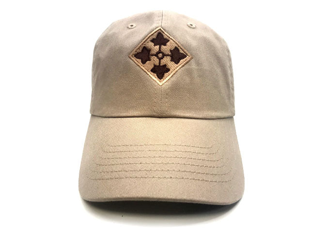 4th Inf Div Cap Desert Khaki