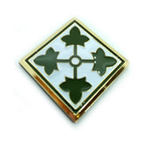 4th Infantry Division Metal Decal