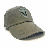 Arctic Airborne 11 OD Baseball Cap With US Flag and Skill Badges