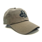 Bastogne Cap in OD With US Flag Embroidered