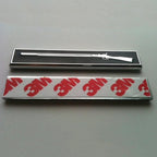 Black and Chrome Expert Infantryman Badge Metal Decal with 3M tape