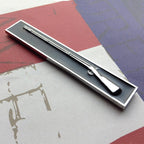 Expert Infantryman Badge Metal Decal Black and Chrome