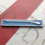 Full Color  Expert Infantryman Badge EIB Metal Car Emblem on a red, white and blue background