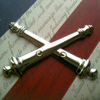 Field Artillery Branch Insignia Metal Car Emblem