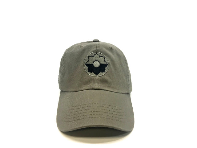 Front of a 9th Infantry Division Cap on a white background