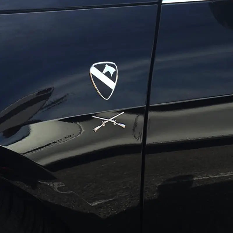 Infantry Branch Insignia Metal Decal