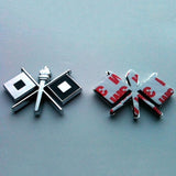 Signal Corps Insignia Metal Auto Decal With 3M Tape