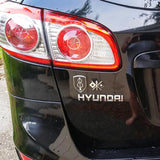 Signal Corps Insignia Metal Auto Decal