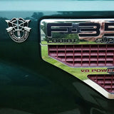 Special Forces Crest Metal Decal on black truck