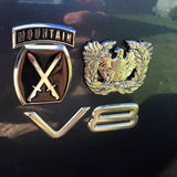 Warrant Officer Eagle Rising Metal Decal