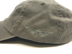 OD cap with Embroidered Basic Aircrew badge