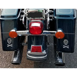 Cavalry Branch Insignia Metal Decal  on Motorcycle