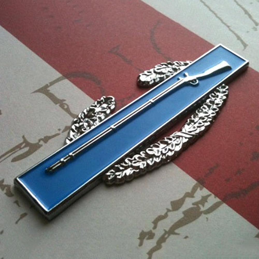 Combat Infantryman Badge Metal Car Decal First Award