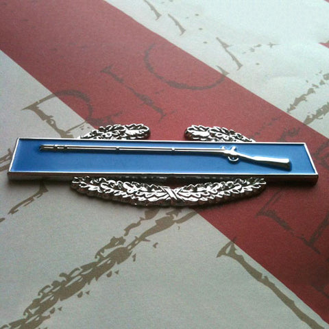 Combat Infantryman Badge Metal Car Decal First Award