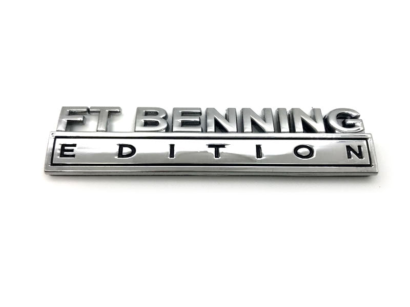Ft Benning Edition Metal Auto Emblem