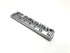 Ft Benning Edition Metal Decal facing right on a white background