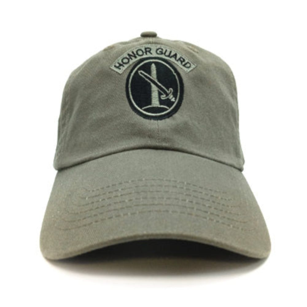 The Old Guard OD Baseball Cap Facing Forward Front View of Crest