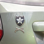 Military Police Corps Insignia MP Metal Car Emblem on a SUV rear hatch door