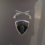 Military Police Corps Insignia MP Metal Car Emblem With Berlin Decal