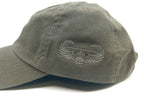 OD cap with EmbroideredAir Assault badge