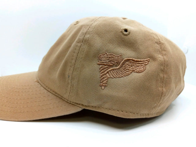 Beige Cap with Embroidered Pathfinder Badge