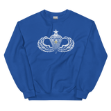 Senior Wings w/Combat Star Distressed Sweatshirt