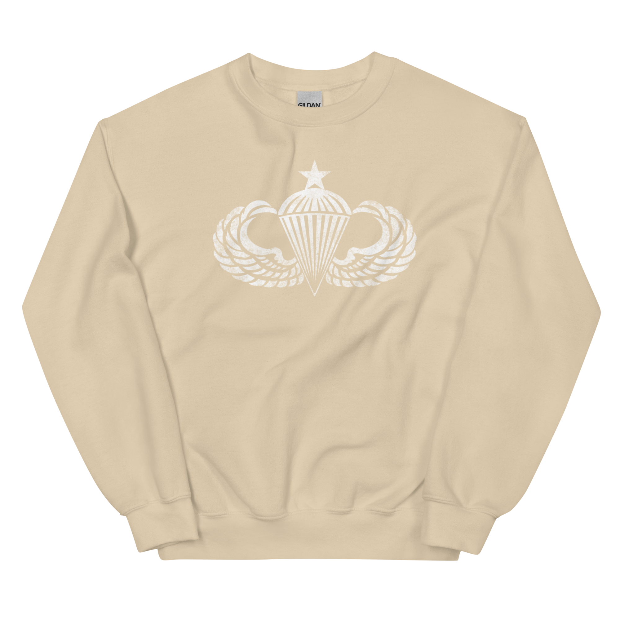 Senior Jump Wings Distressed Sweatshirt