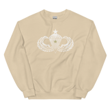 Senior Wings w/Combat Star Distressed Sweatshirt