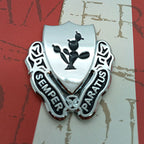 12th Cavalry Regiment Always Ready Metal Car Emblem
