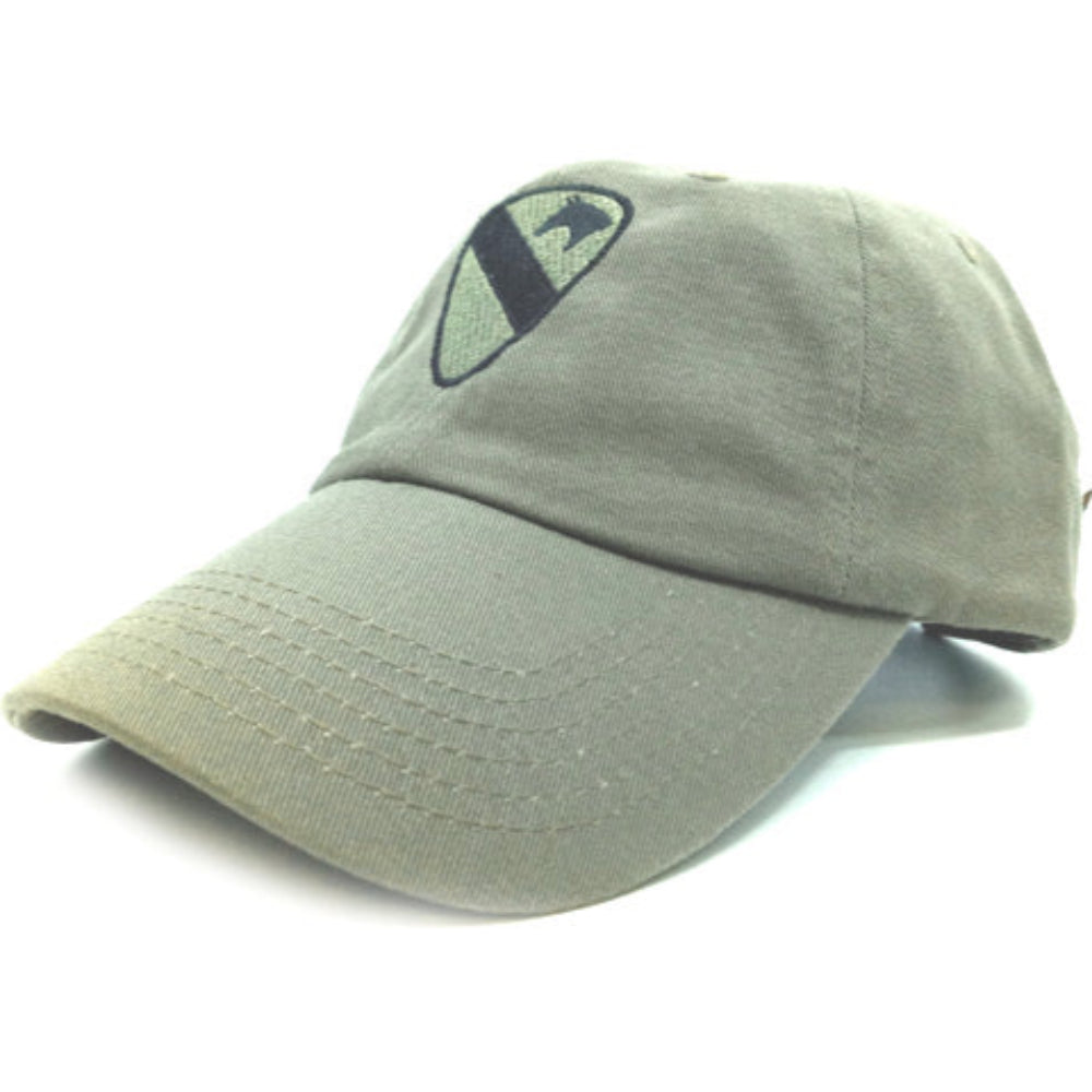 1st Cavalry Division Embroidered Baseball Cap Facing Left