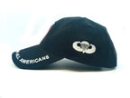82 Airborne Division Baseball Cap With Embroidered Basic Jump Wings