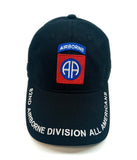 82nd Airborne All Americans Cap Black