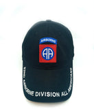 82nd Airborne All Americans Cap Black