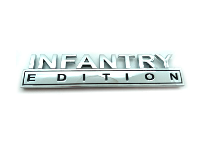 Infantry Edition Metal Truck Decal