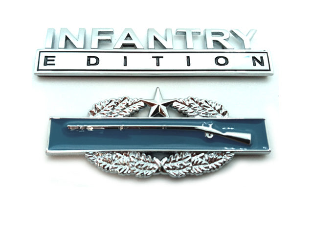 Infantry Edition Decal With CIB 3rd Award