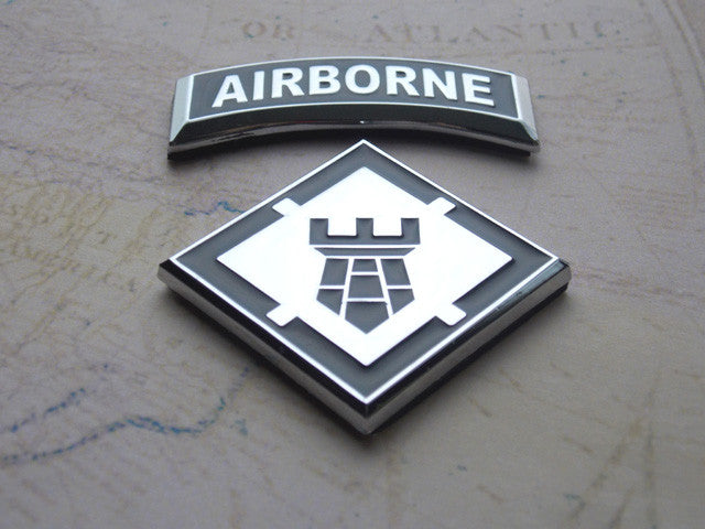 20th Engineer Brigade Metal Decal