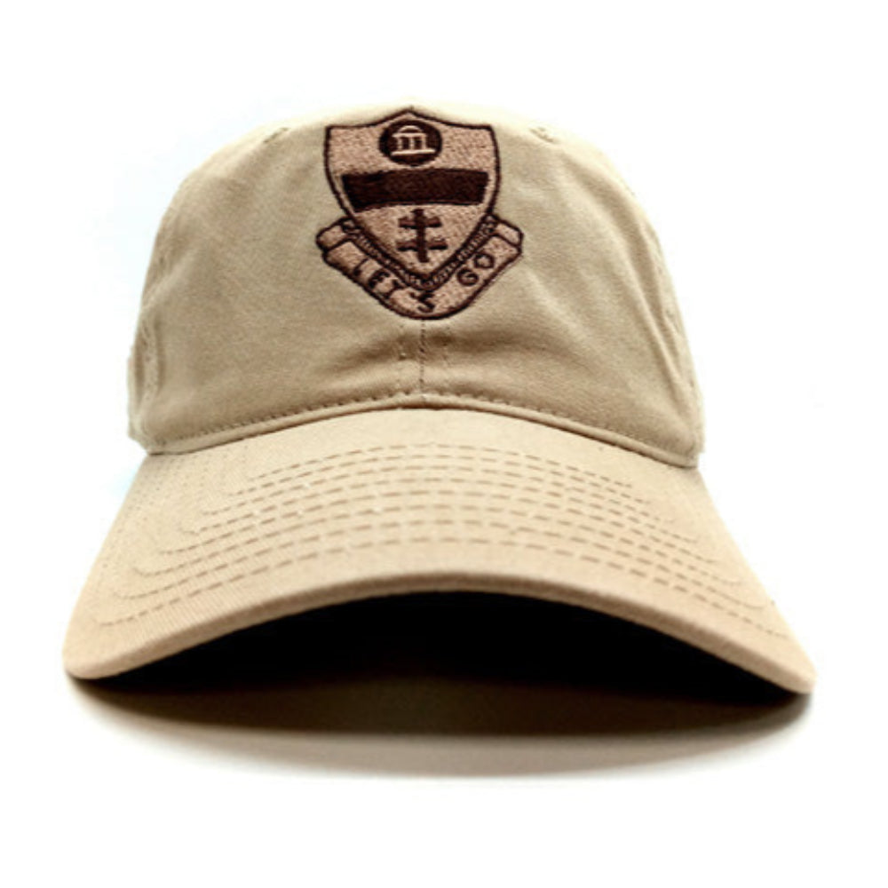 325th Airborne Infantry Regiment  Beige cap with a brown emblem on a white background