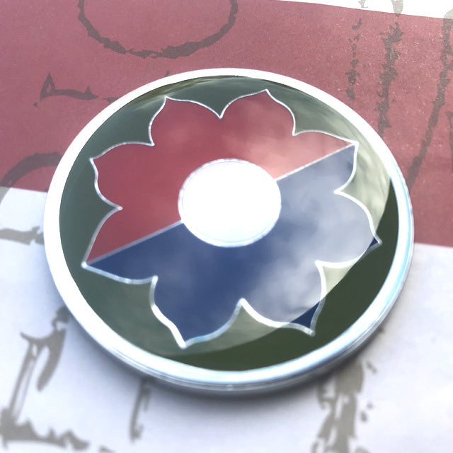 9th Infantry Division Metal Truck or Car Decal