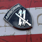 Black Chrome Army Civil Affairs and Psychological Operations Command Airborne Emblem