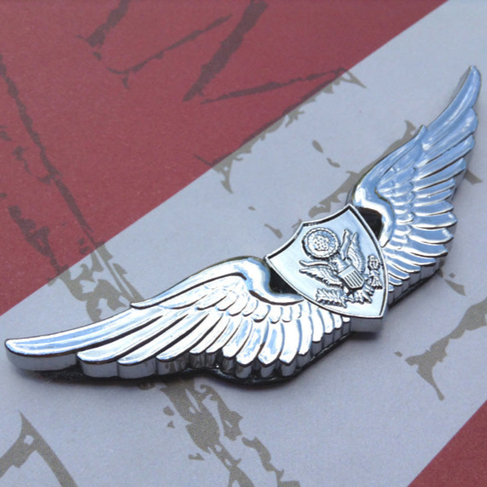 US Army Aircrew Badge Metal Decals, Basic, Senior or Master