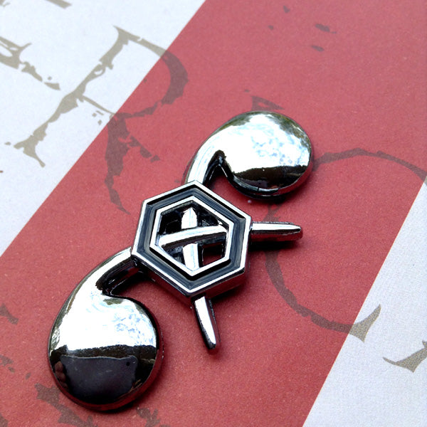 Chemical Corps Branch Insignia Metal Decal